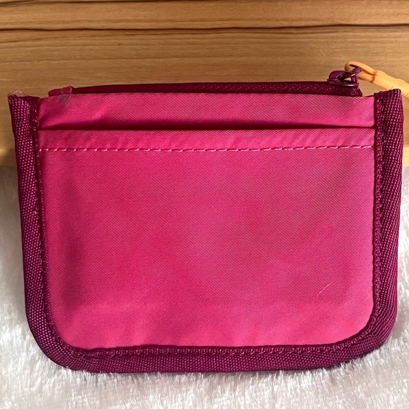 Lululemon True Identity Card Case Color: Wild Berry/Mango Dream/Raspberry - Picture 3 of 8